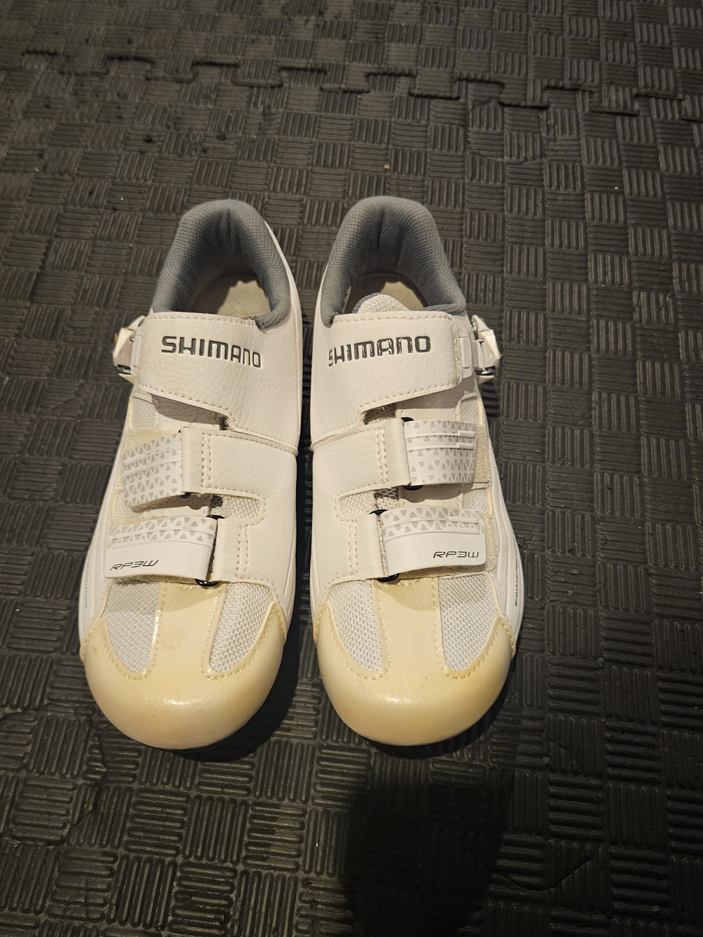 Shimano Pedaling Dynamics Cycling Road Bike Shoes Size 39 Women 8 With SPD Clips